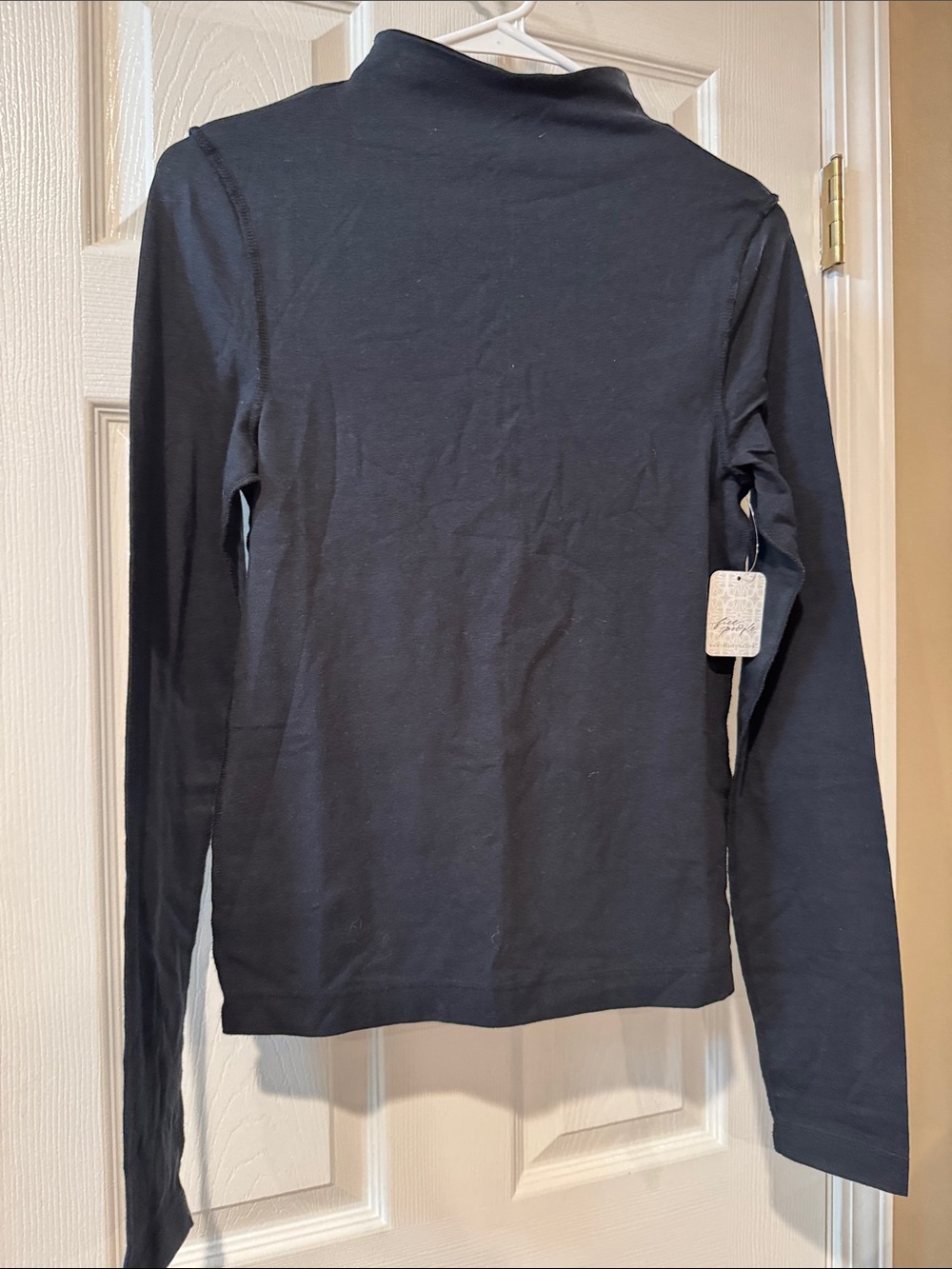 NWT Free People black mock neck long sleeve